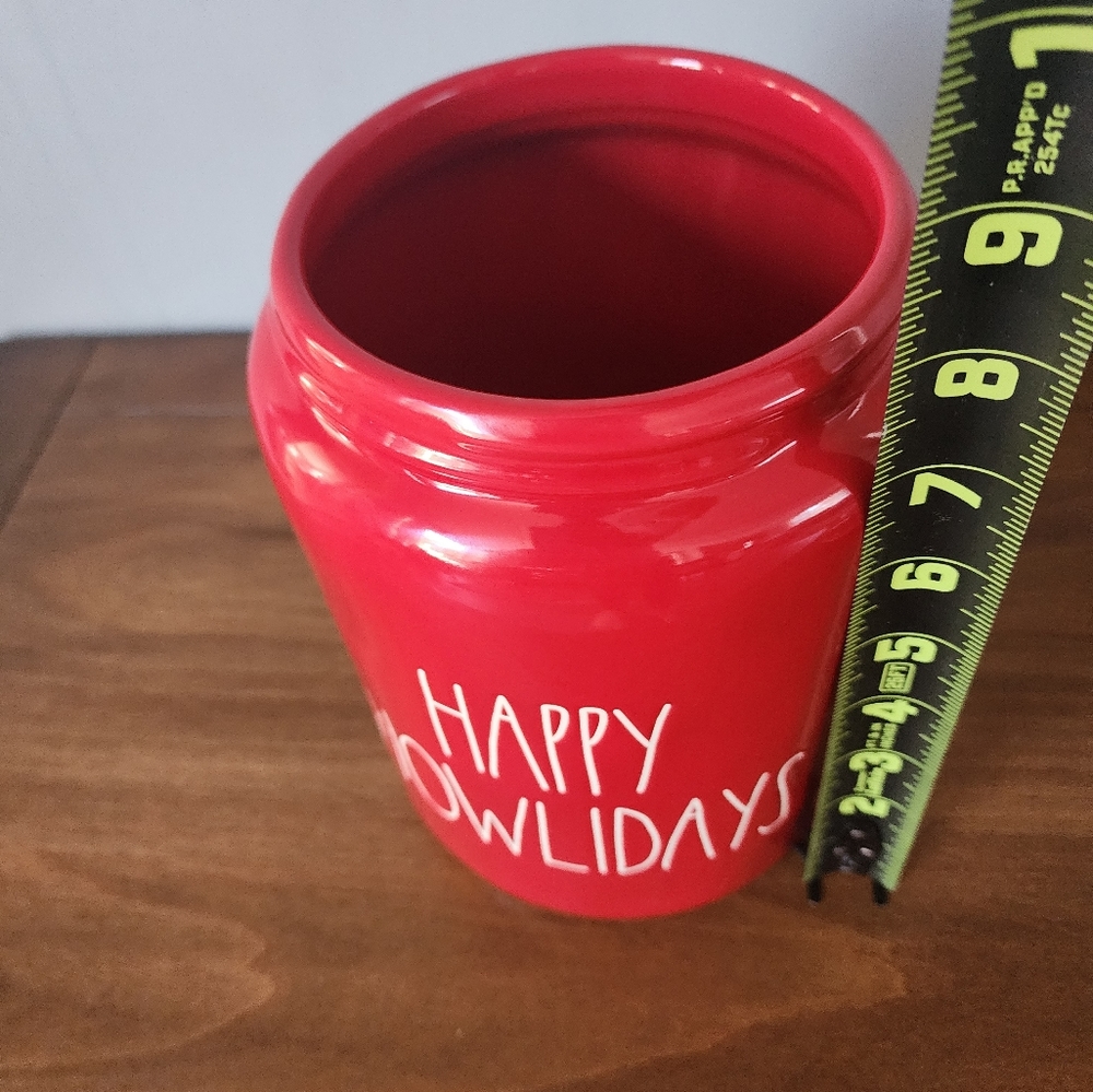 - NWT Rae Dunn Happy Howlidays Canister - Picture 4 of 4